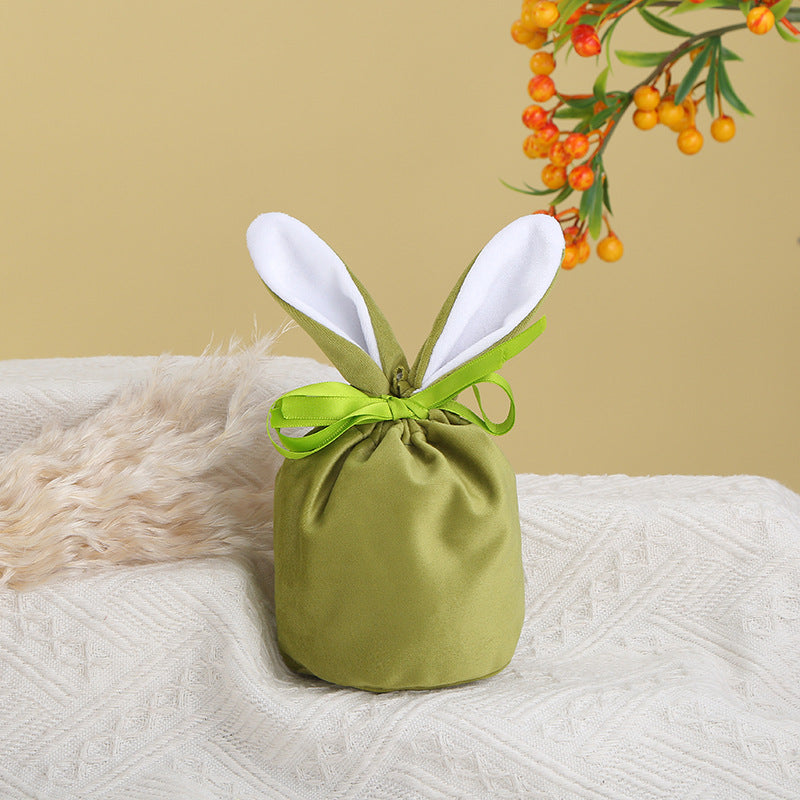 Bunny-Ear Drawstring Gift Bags
