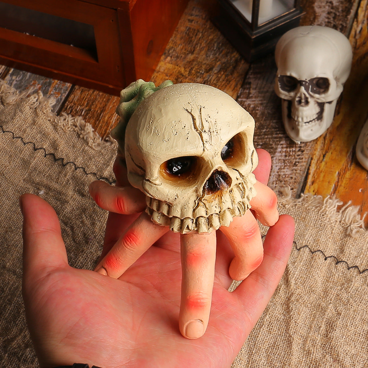 Skeleton Hand Resin Ornament