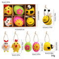 Easter Bunny, Egg & Flower Hanging Ornaments