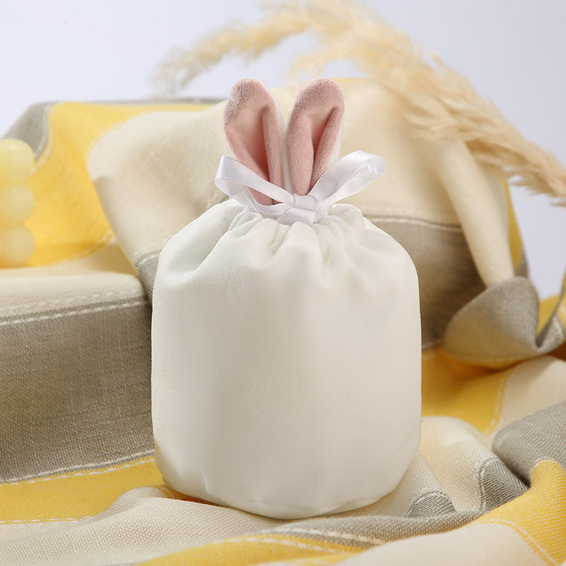 Bunny-Ear Drawstring Gift Bags