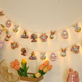Easter Bunny & Carrot LED String Lights