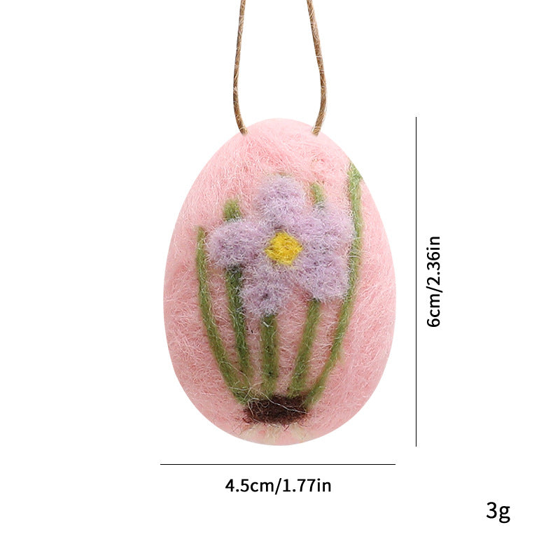 Easter Bunny, Egg & Flower Hanging Ornaments