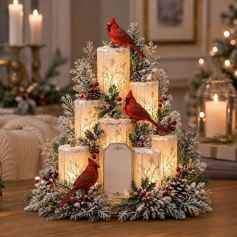 Lighted Resin Christmas Village Houses