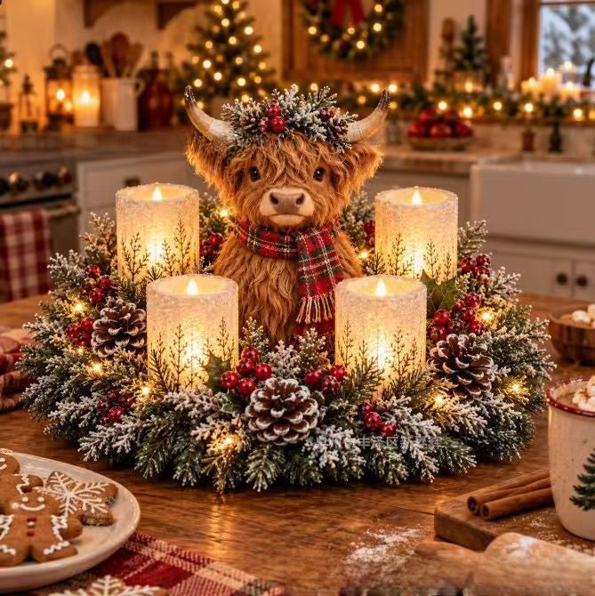 Lighted Resin Christmas Village Houses