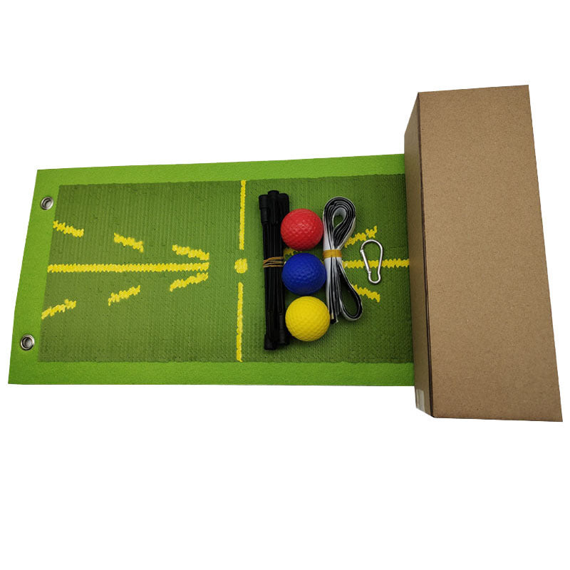 Golf Swing Practice Mat and Accessory Sets