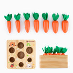 Wooden Carrot Matching Game