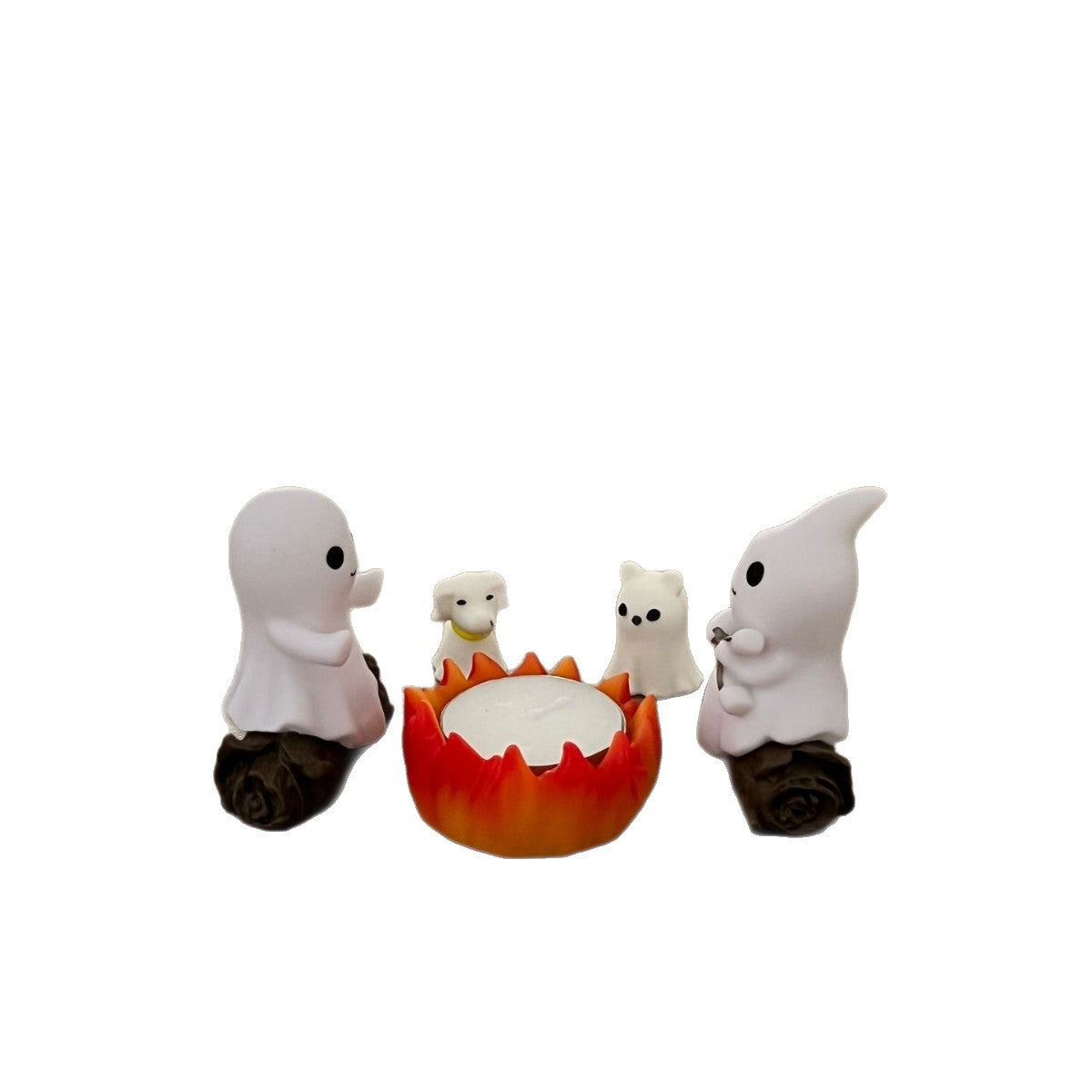 Ghost Campfire Halloween Figurine