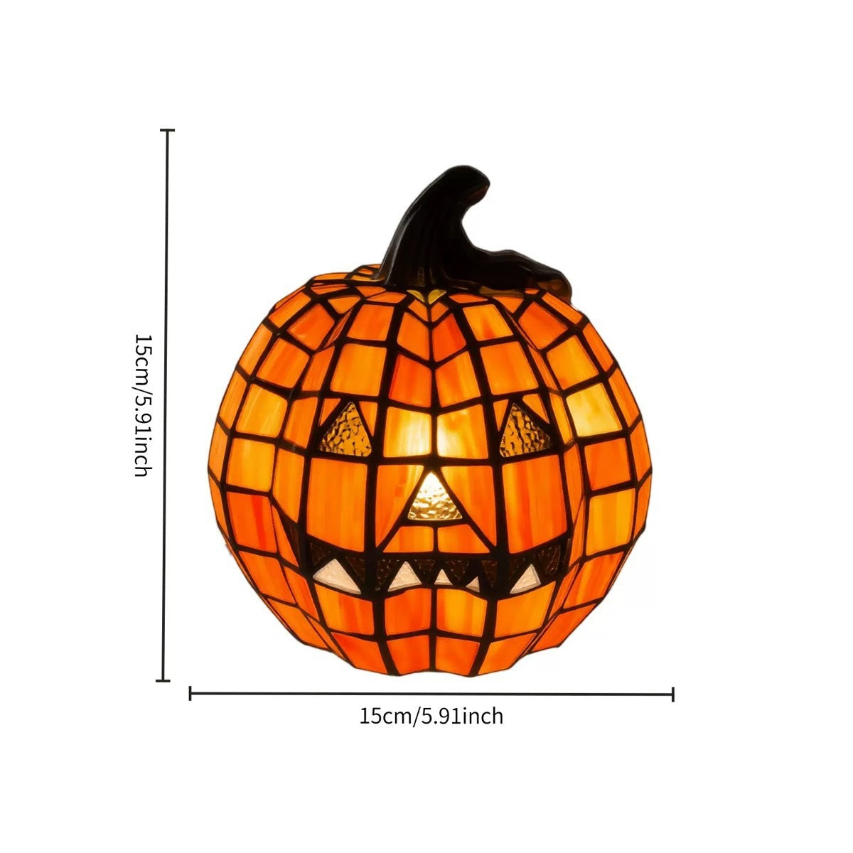Resin Pumpkin Halloween Lantern