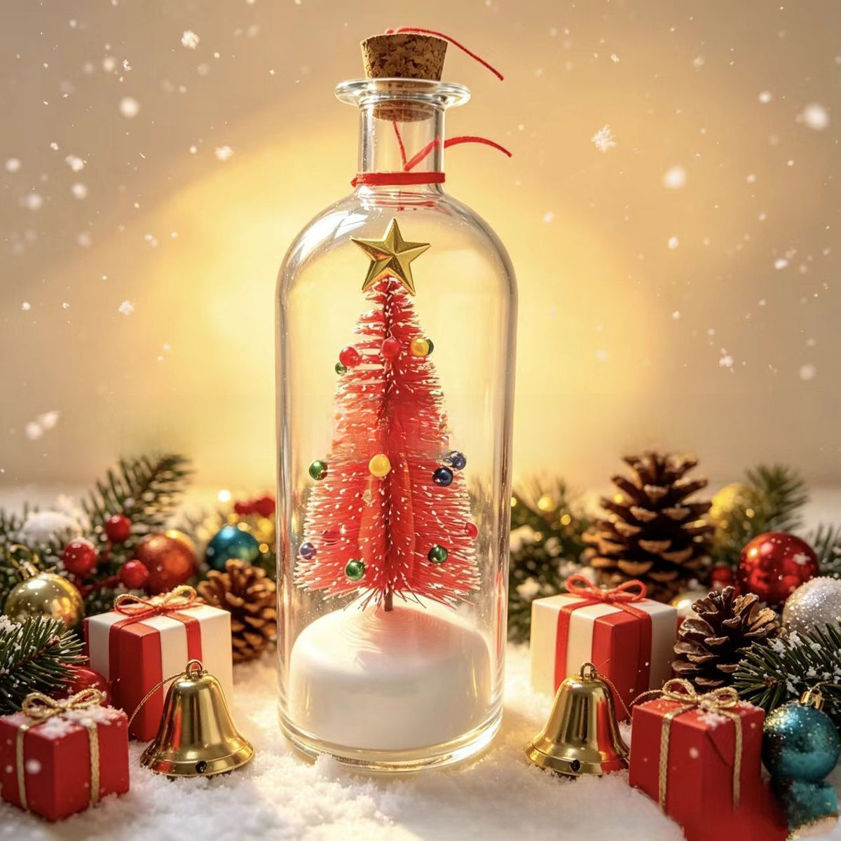 Christmas Message-in-a-Bottle Decoration