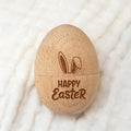 Laser-Cut Wooden Easter Egg Ornaments