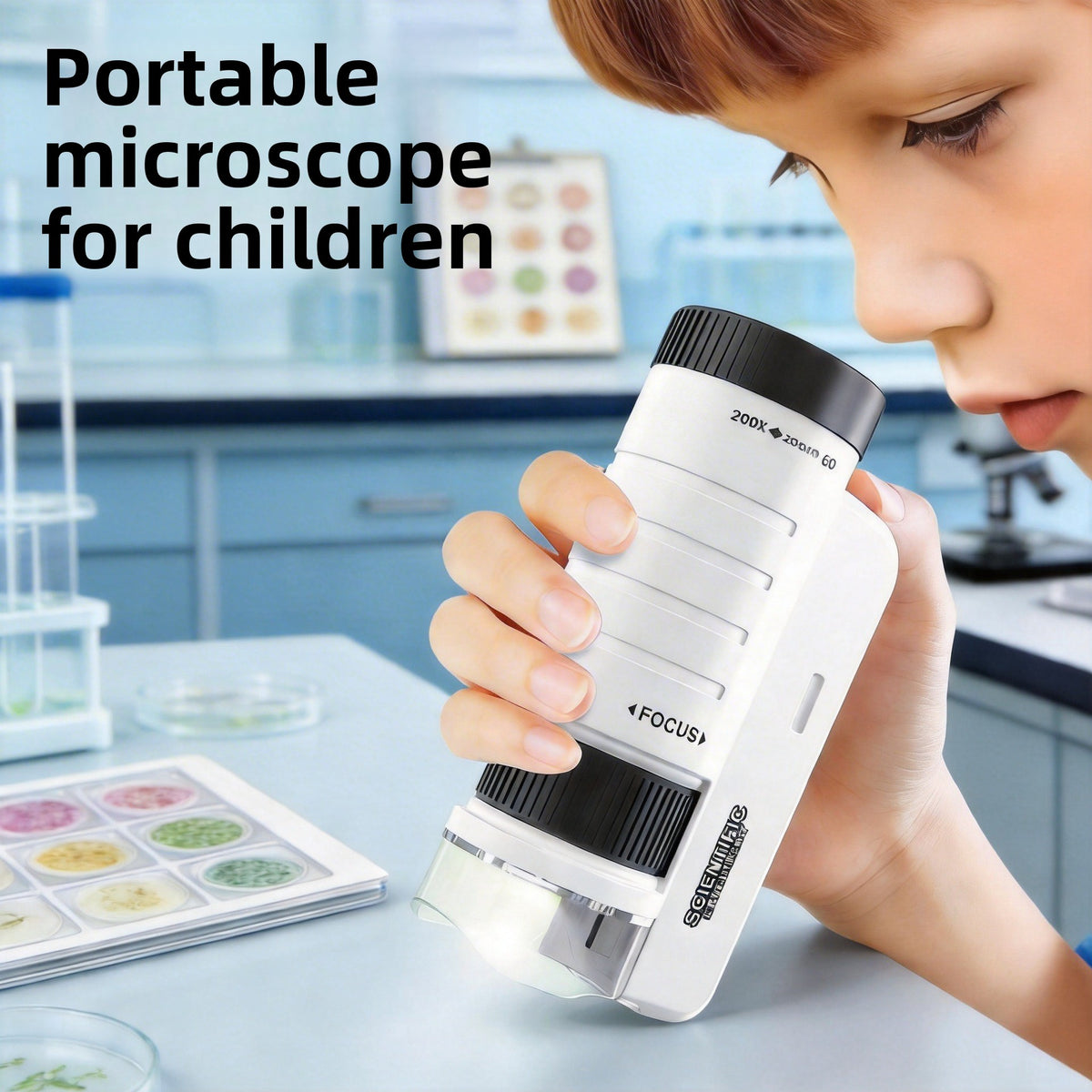 Portable Handheld Microscope for Young Explorers