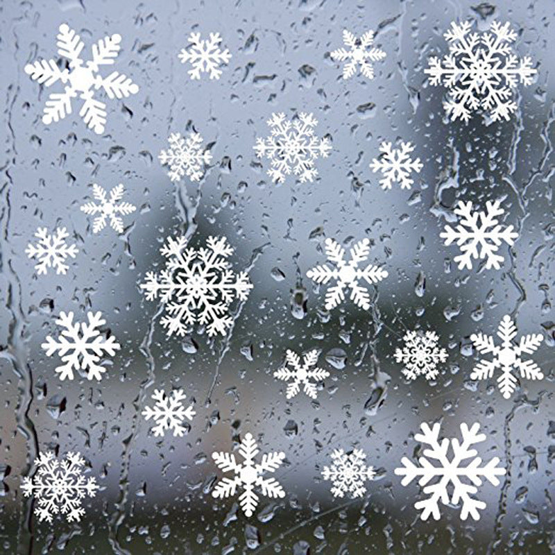 Christmas Snowflake Window Clings