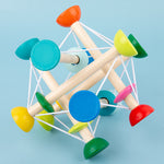 Wooden Elastic Color Activity Toy