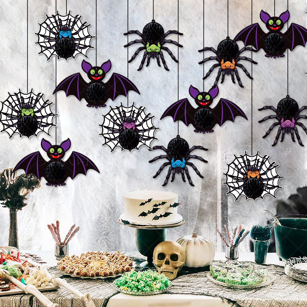 Halloween Honeycomb Hanging Decorations