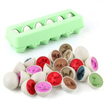 Color and Shape Matching Egg Puzzle Sets