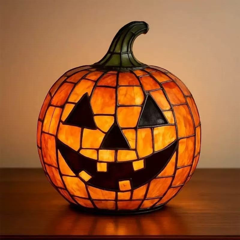Resin Pumpkin Halloween Lantern