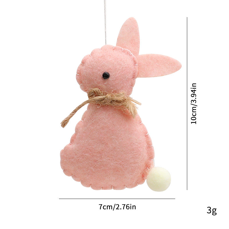 Easter Bunny, Egg & Flower Hanging Ornaments