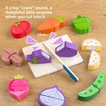 Wooden Pretend Food Cutting Sets
