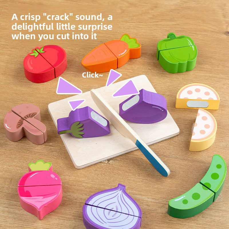 Wooden Pretend Food Cutting Sets