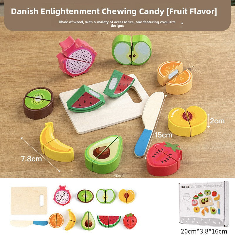 Wooden Pretend Food Cutting Sets