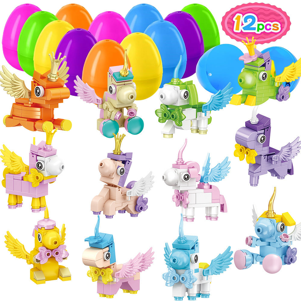 Easter Surprise Building Block Eggs