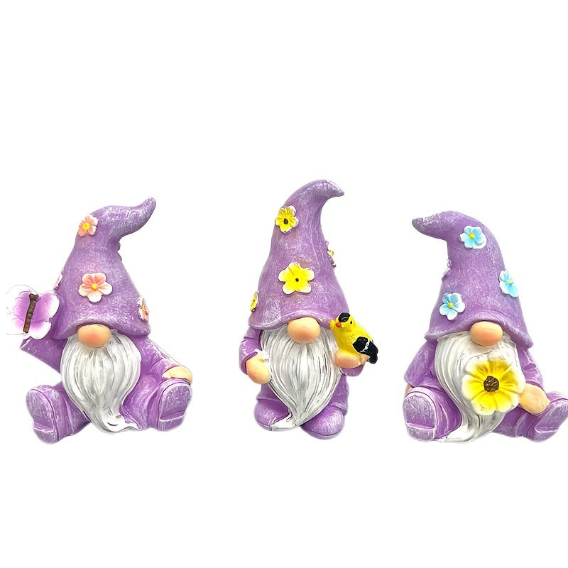 Easter Gnome Resin Figurines
