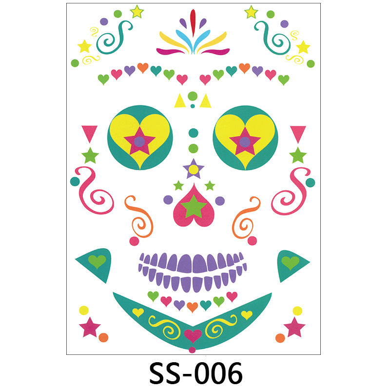 Halloween Face Stickers