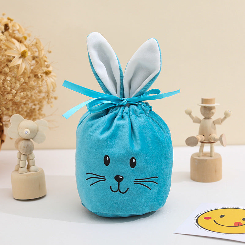 Bunny-Ear Drawstring Gift Bags