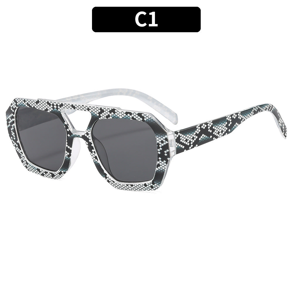 American Flag Double-Bridge Glasses