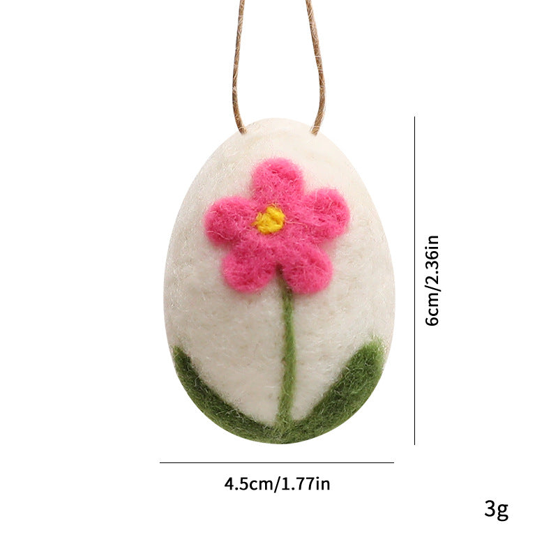 Easter Bunny, Egg & Flower Hanging Ornaments
