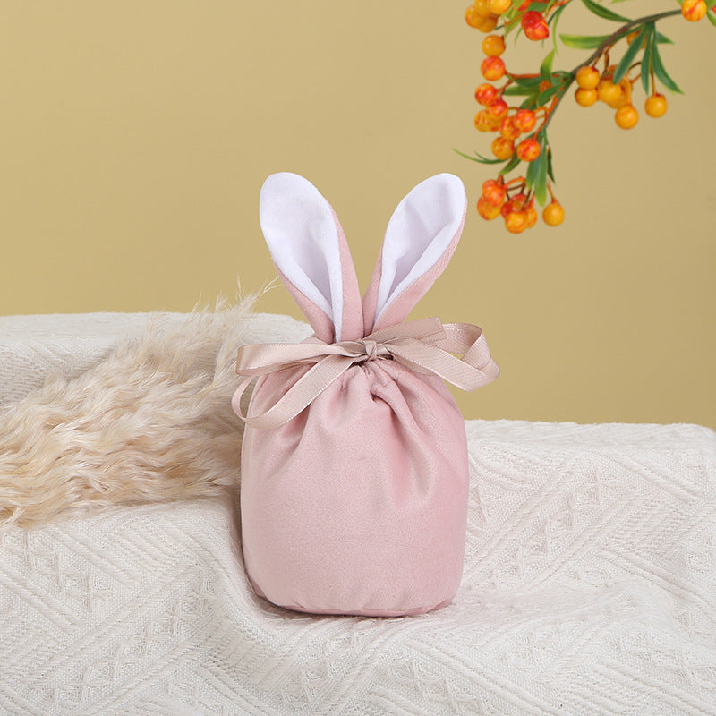 Bunny-Ear Drawstring Gift Bags