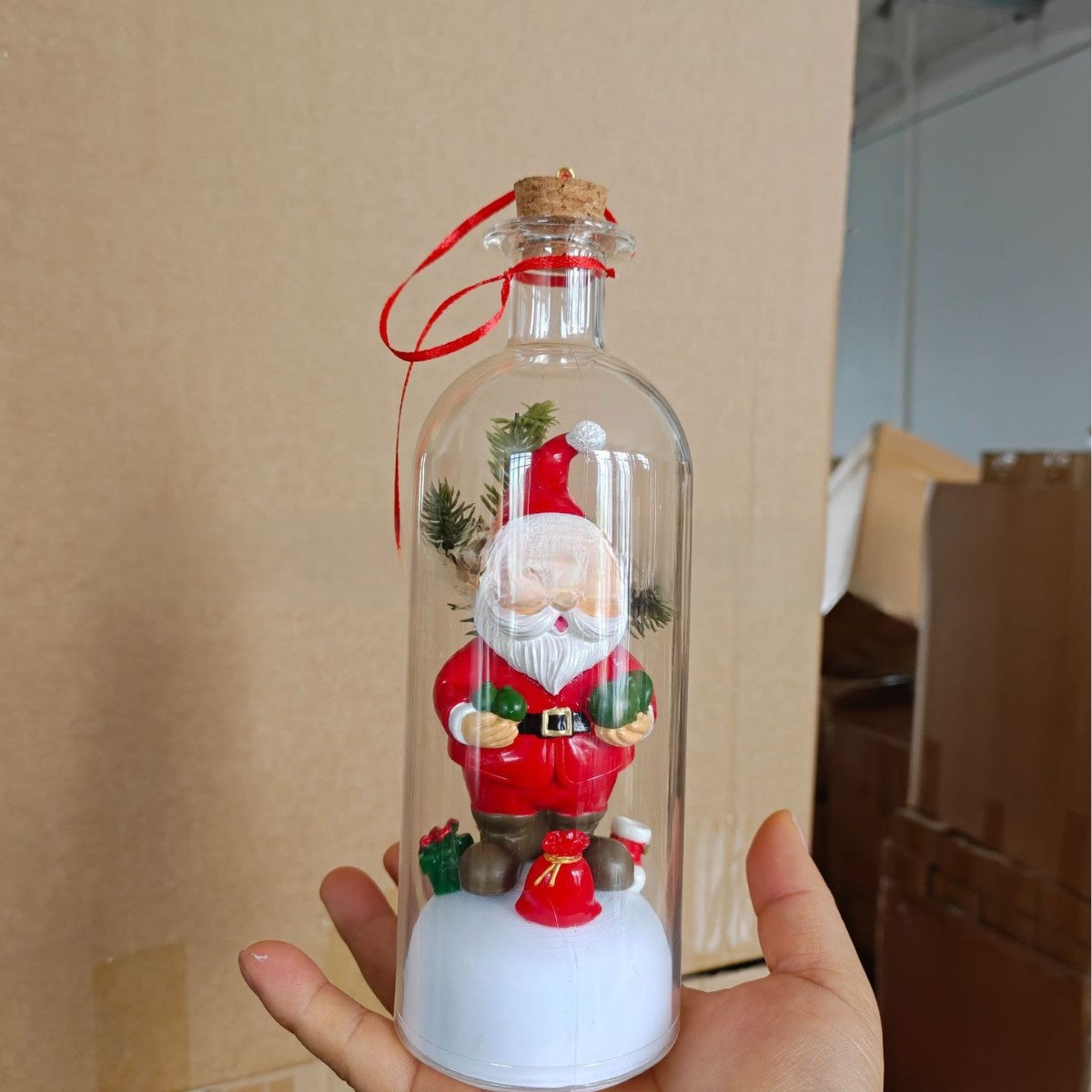 Christmas Message-in-a-Bottle Decoration