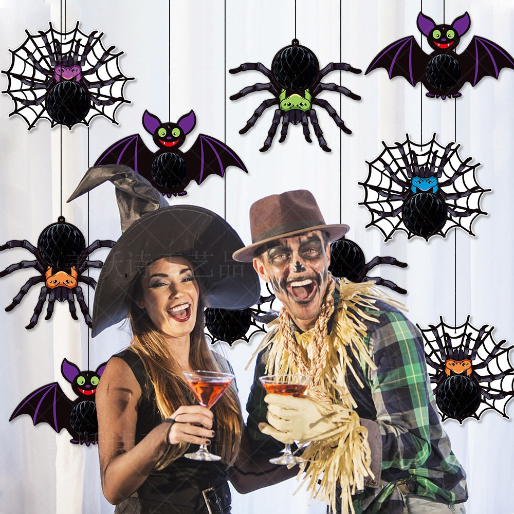 Halloween Honeycomb Hanging Decorations