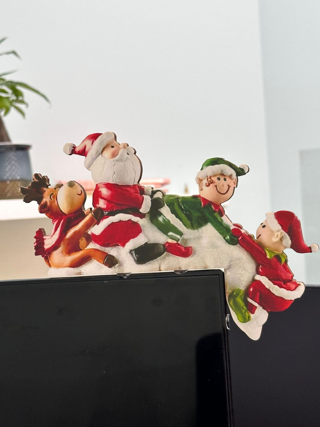 Wooden Christmas Door Corner Decorations