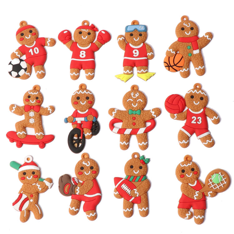 Gingerbread Christmas Tree Ornament Set