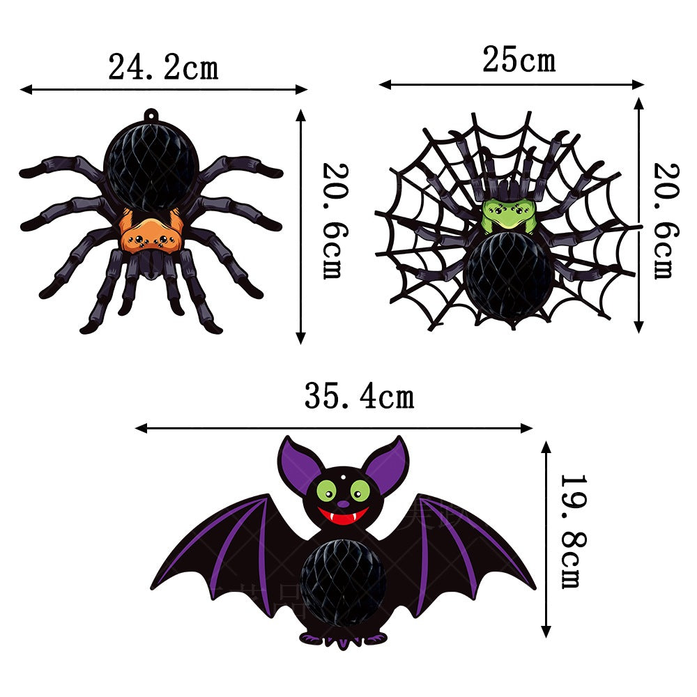Halloween Honeycomb Hanging Decorations