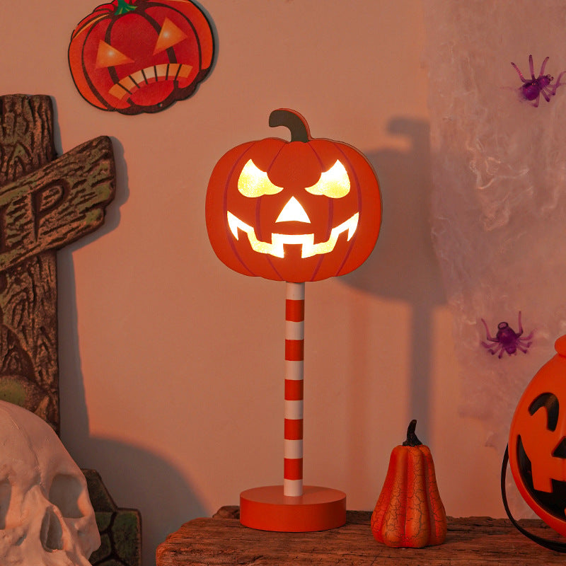 Wooden Halloween LED Night Light