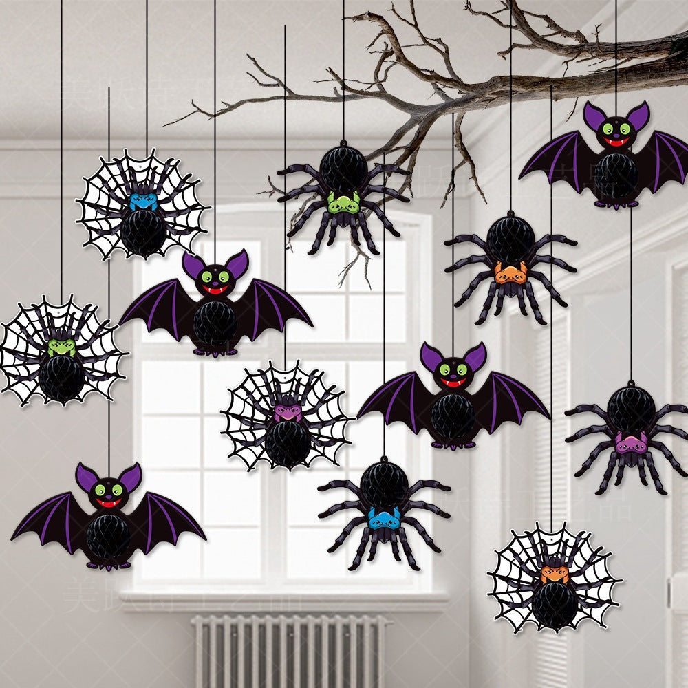 Halloween Honeycomb Hanging Decorations