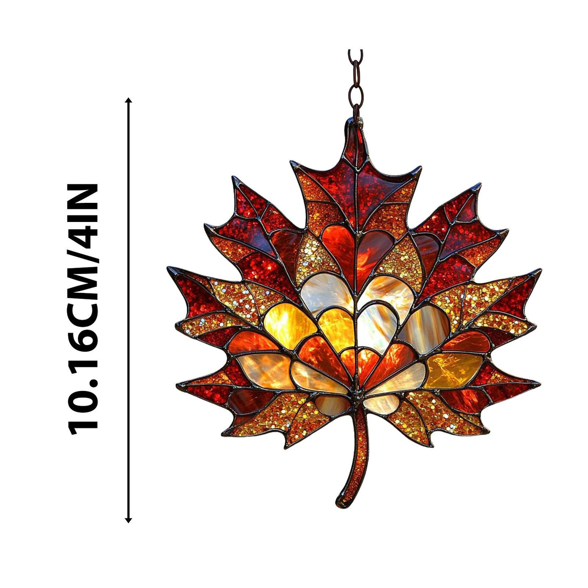 Autumn Maple Leaf Acrylic Wall Hanging Decor