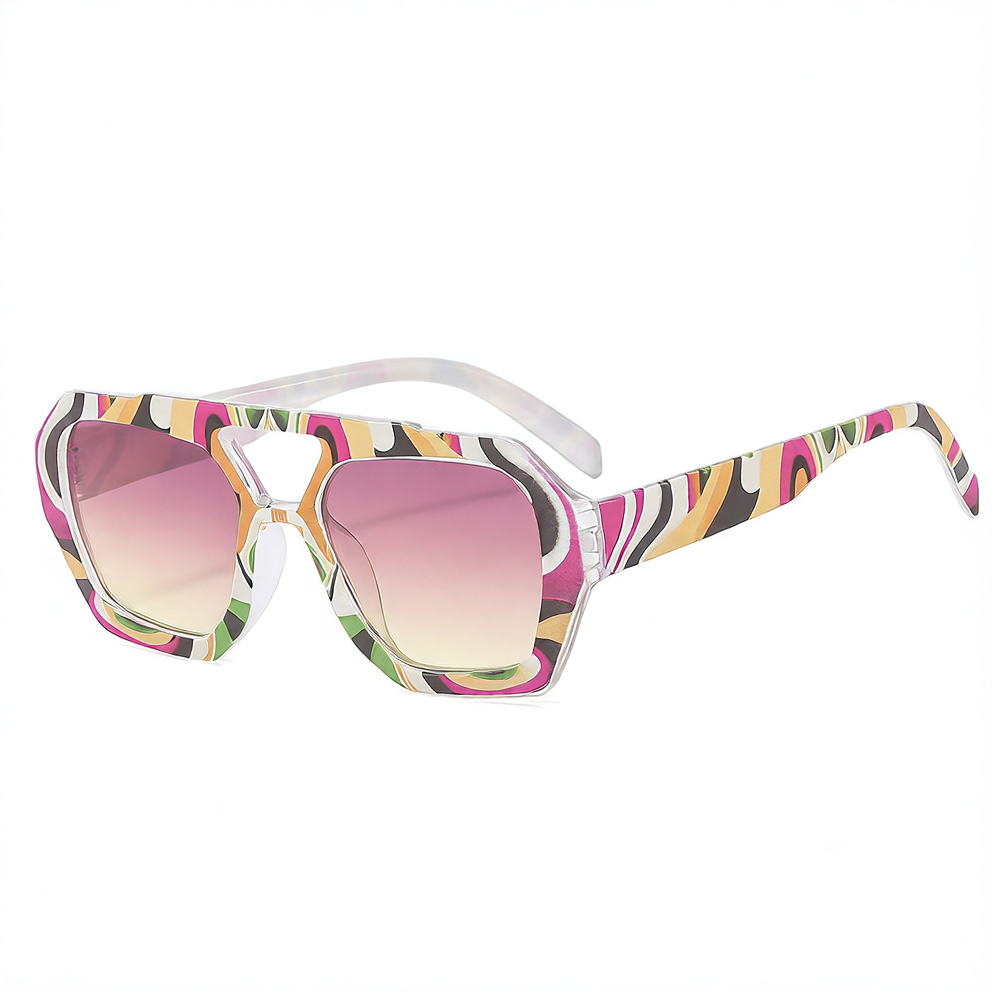 American Flag Double-Bridge Glasses