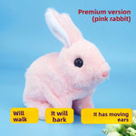 Walking Plush Bunny Toy