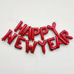 Happy New Year Foil Letter Balloons - 16 Inch