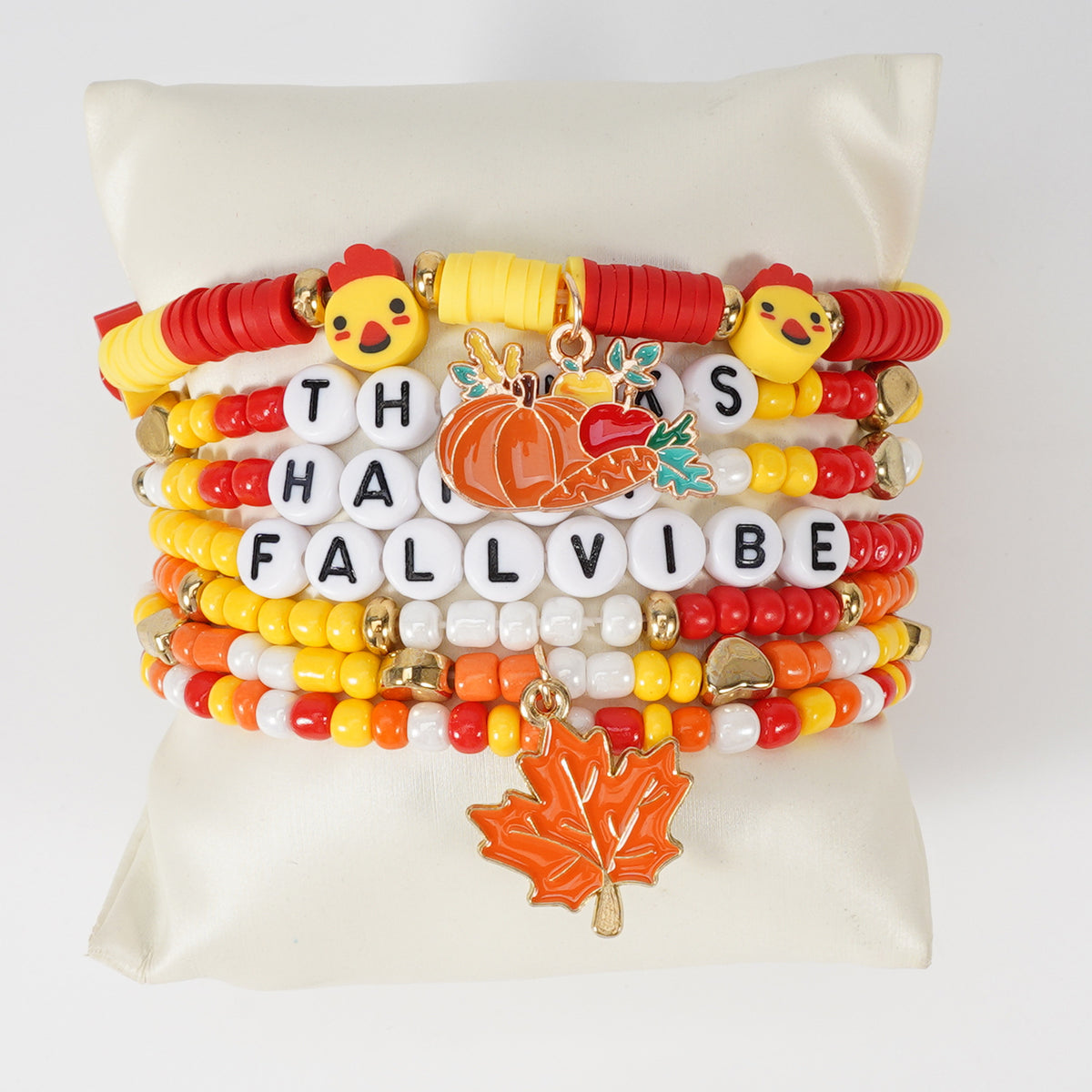 Autumn Harvest Charm Bracelet