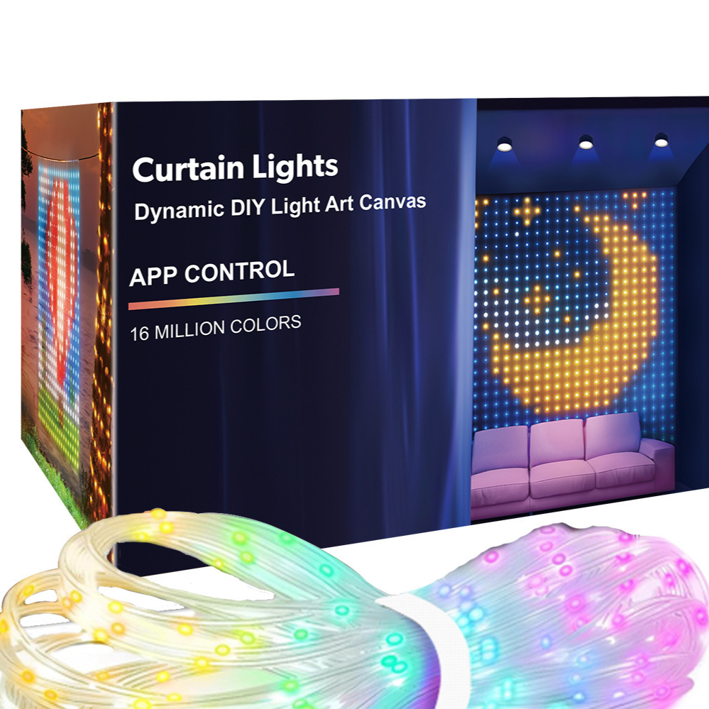 Christmas RGB LED Curtain Lights