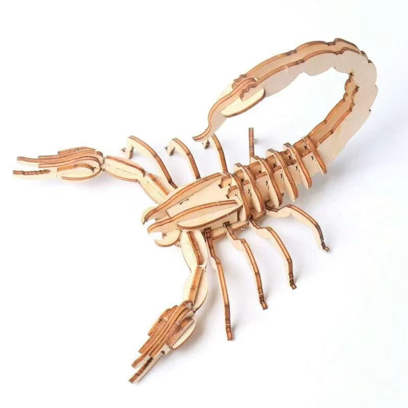 Eight-Model Wooden Insect Assembly Kit