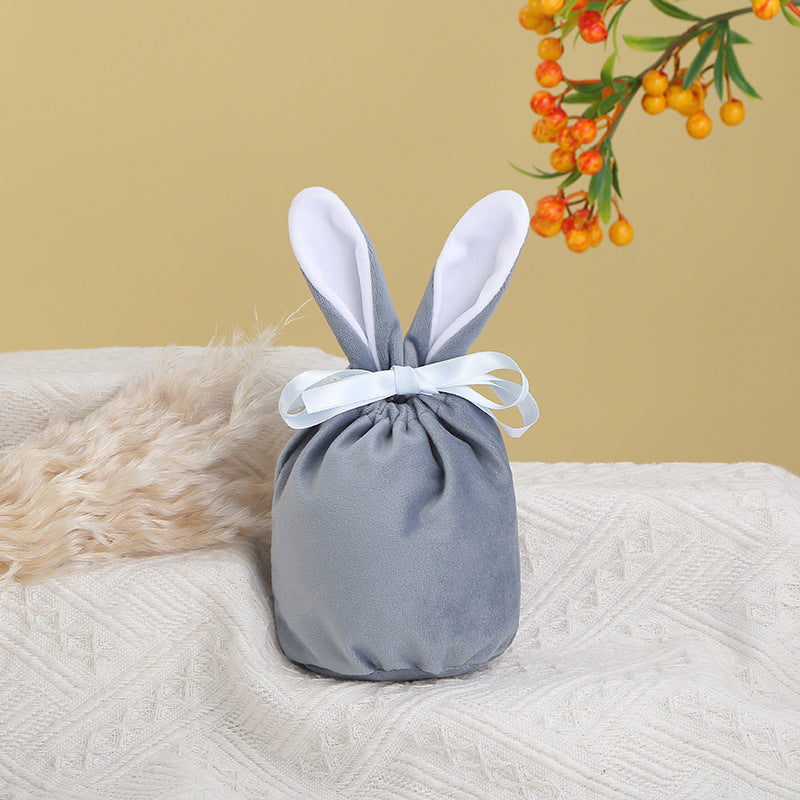 Bunny-Ear Drawstring Gift Bags