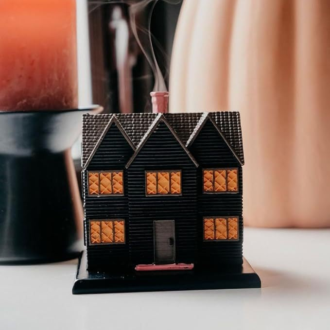 Halloween Village Witch House Incense Burner