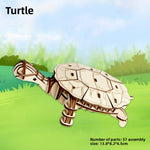 Wooden Animal and Vehicle 3D Puzzle Models