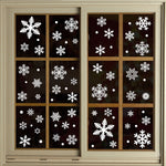 Christmas Snowflake Window Clings