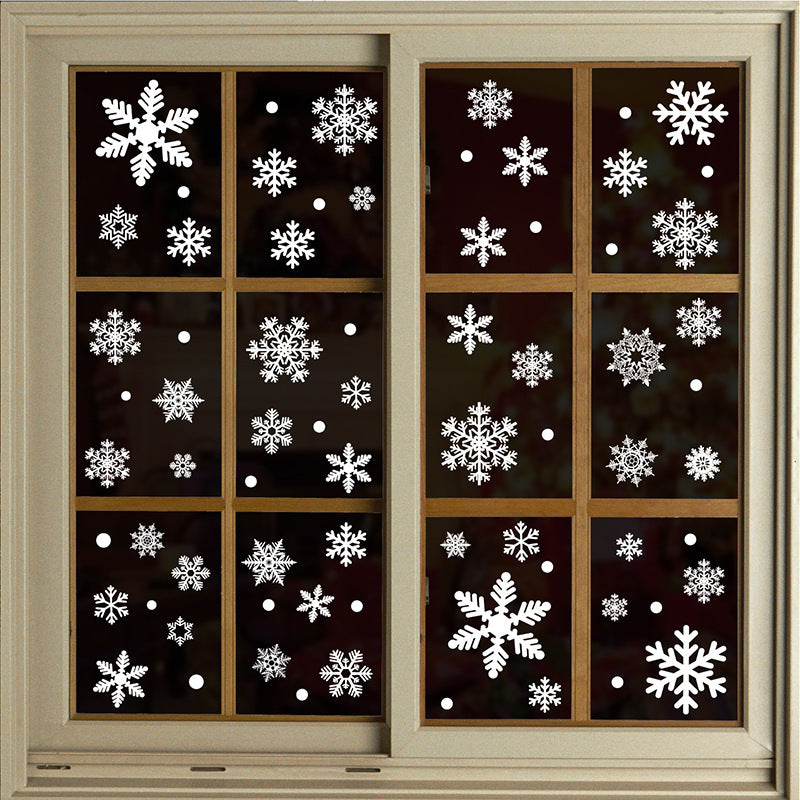 Christmas Snowflake Window Clings